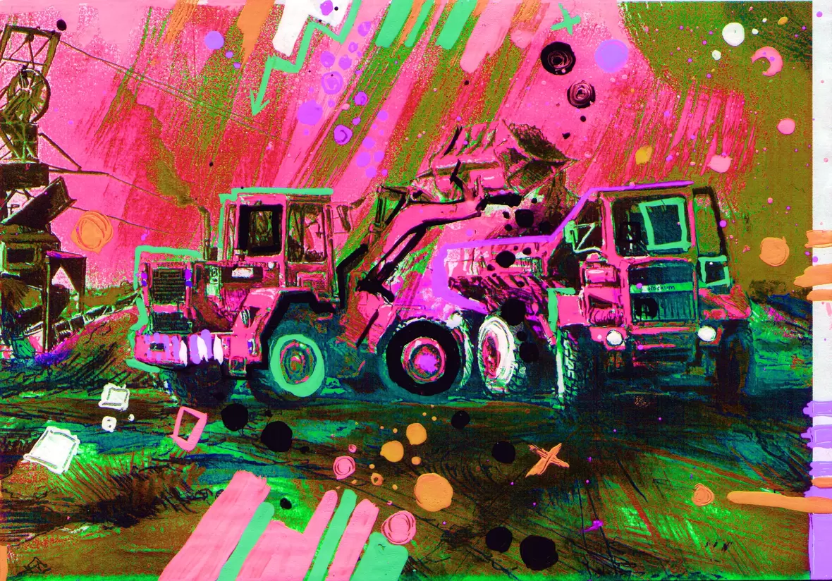 industrie-1994-2001-kies-werk-lader-bunt