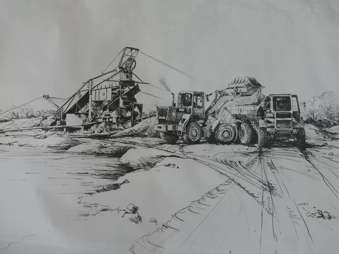 industrie-1994-kies-werk-lader-blei
