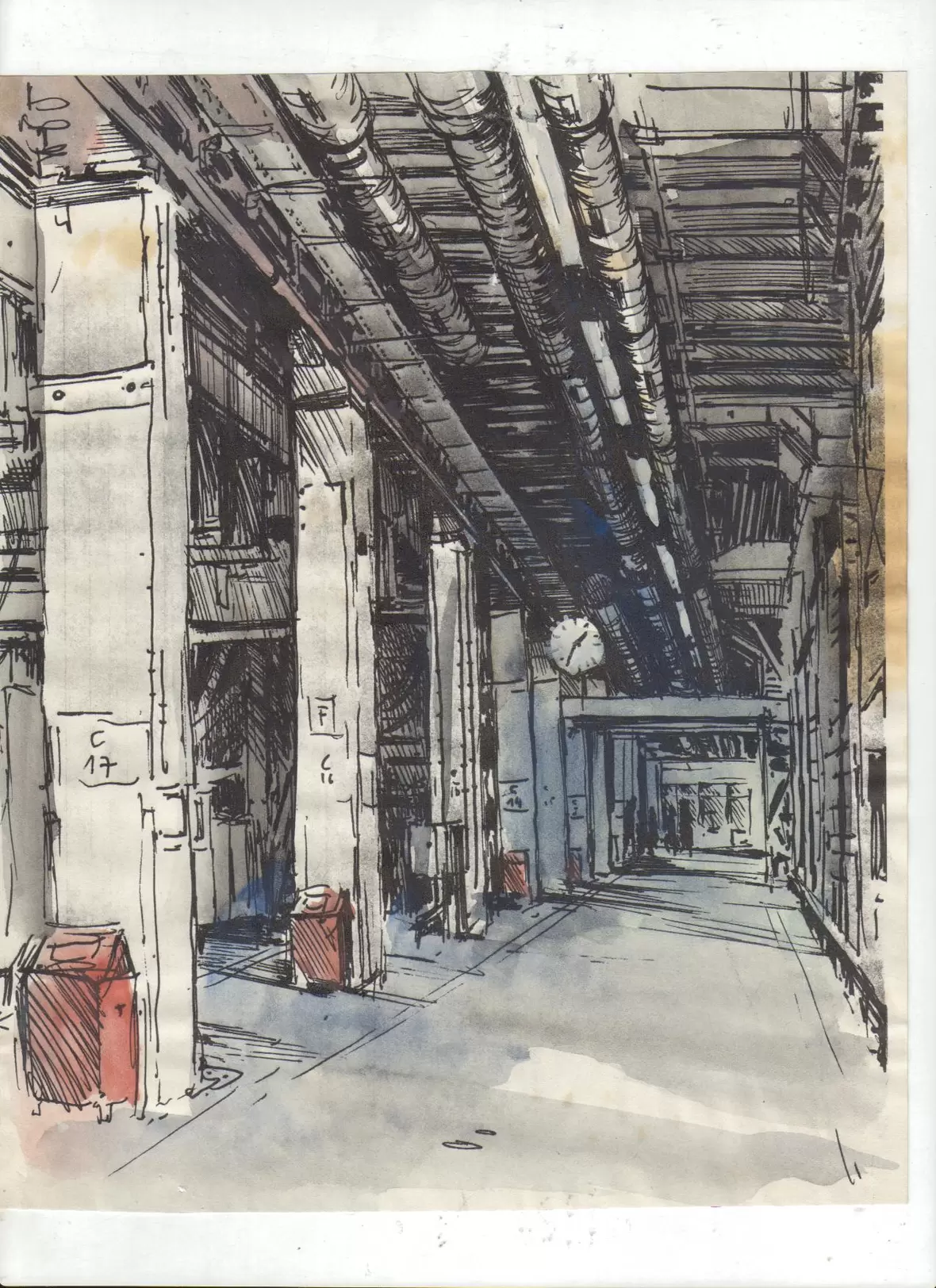 industrie-bmw-1984-02-14-bunt-halle-gang
