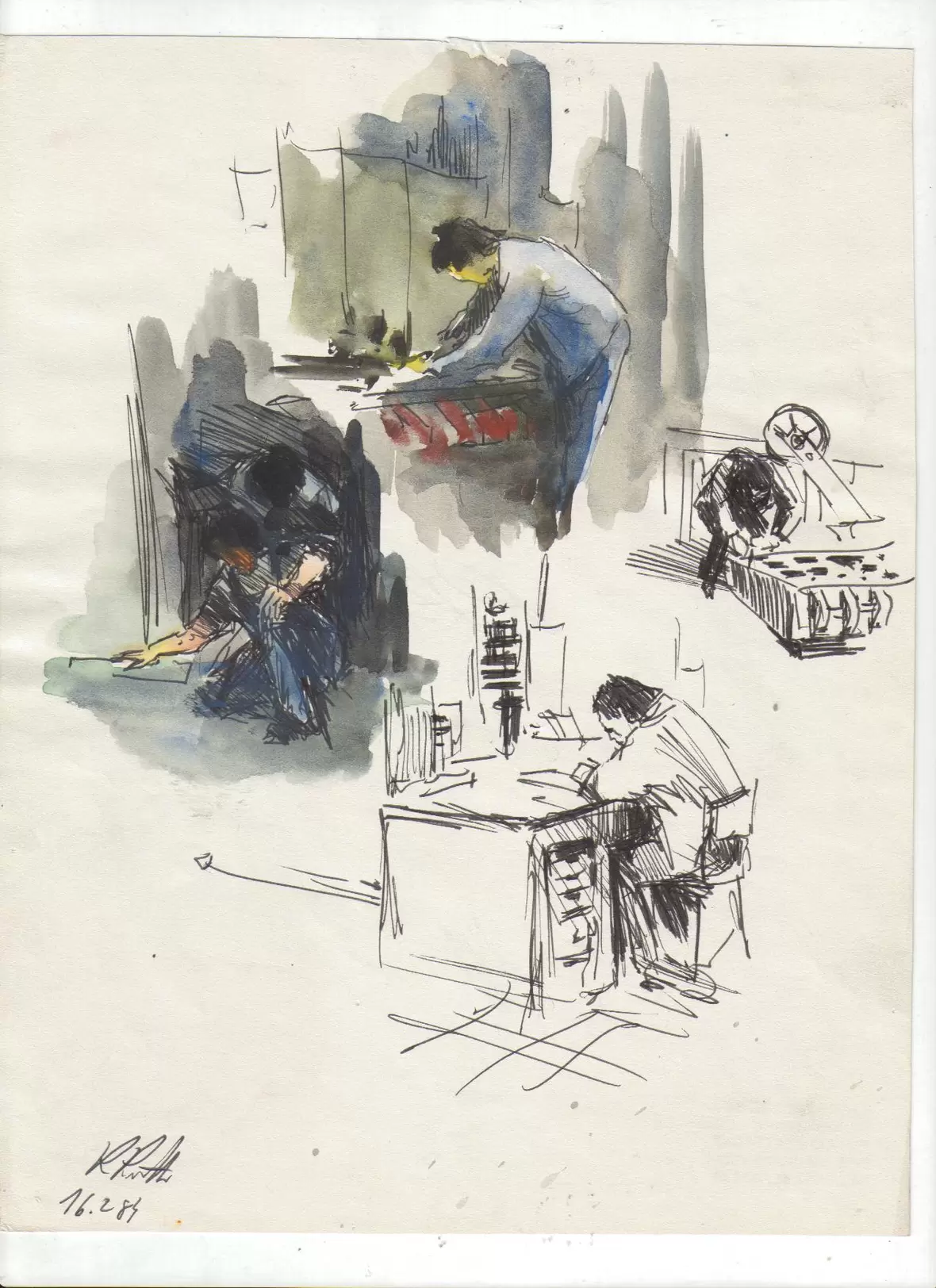 industrie-bmw-1984-02-16-bunt-arbeiter-aquarell
