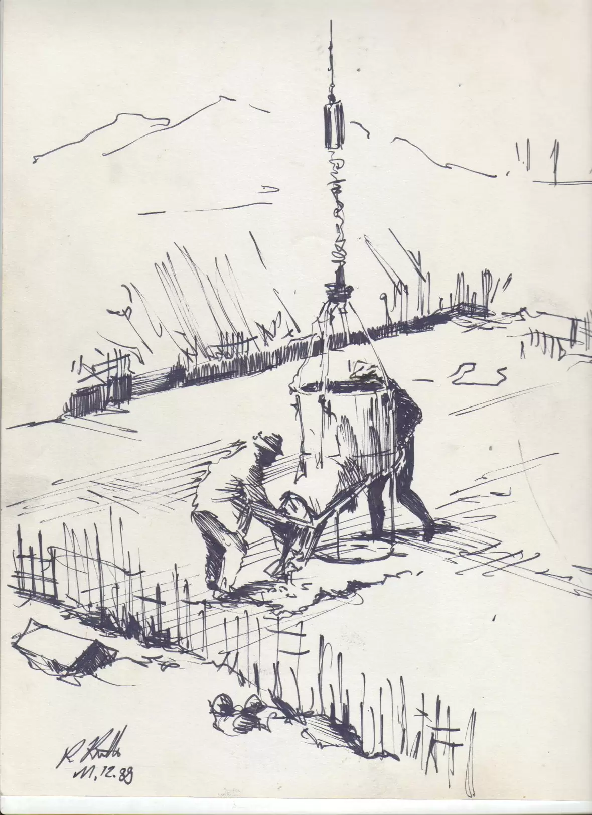 industrie-zeichnung-1989-12-11-fundament-beton
