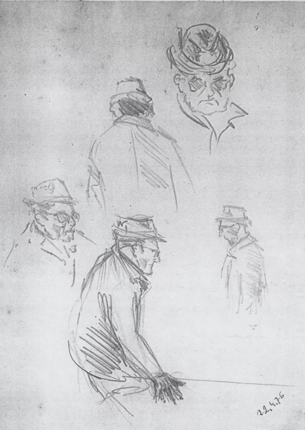 saliter-1976-04-22-01-schiele-studie-kopf-hut